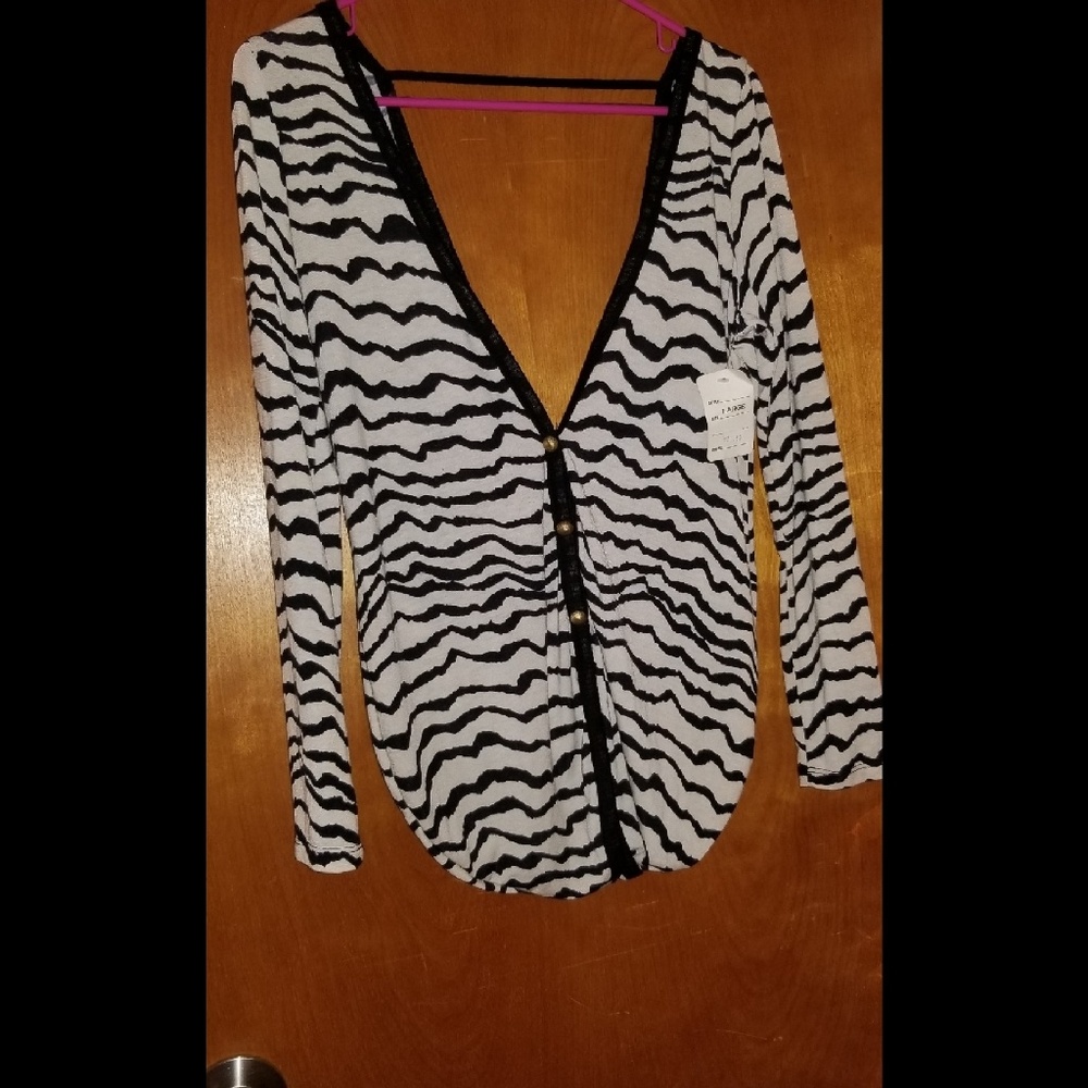 Animal print top Zebra print